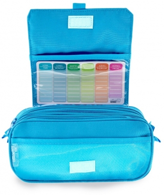 Penar Office box, ColorLine, tip etui, 3 fermoare, diverse culori 